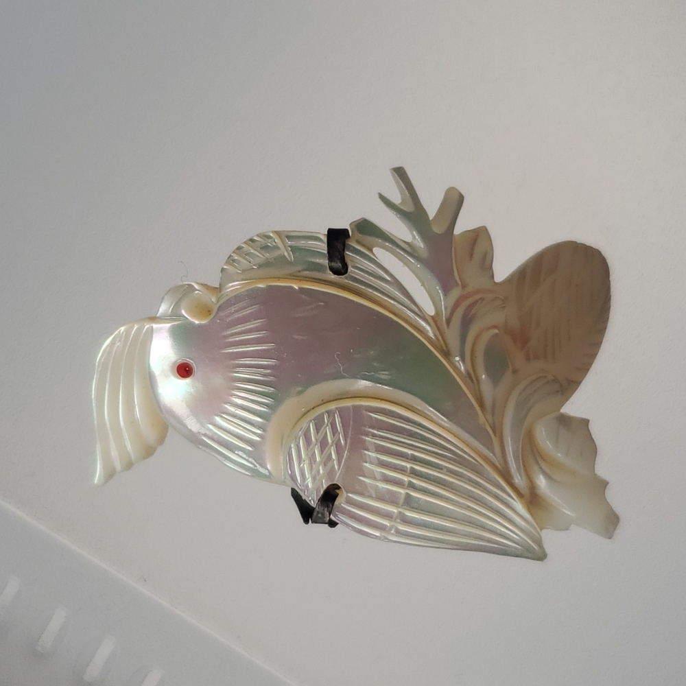 Mother of Pearl Bird Brooch